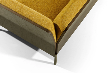 FOLD - Upholstered fabric armchair with armrests by True Design - view 3
